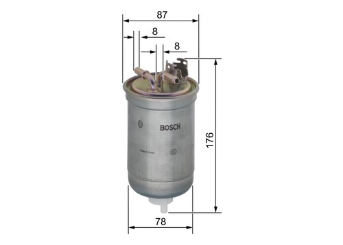 Bosch fuel filter - bosch, seat