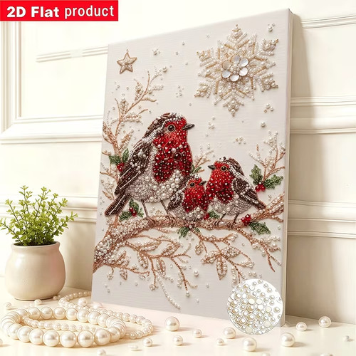 Robin christmas diy - robin, 5d