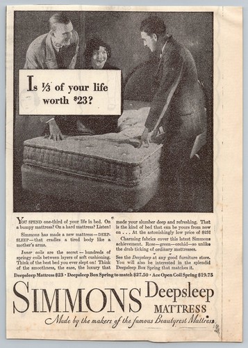 1930 simmons deepsleep - simmons,