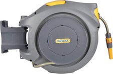 Hozelock - Auto Reel 30m wall-mounted hose reel: Easy to Install, Lock, Auto-rew