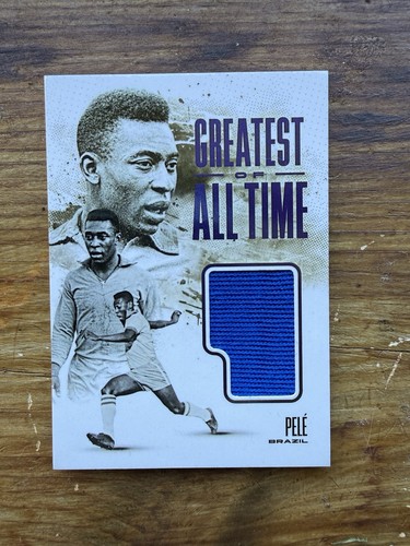 Pele player worn patch goat - player,