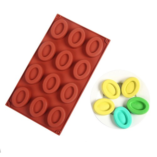 Cavity silicone oval donut - silicone,