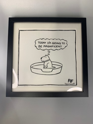Framed signed today m - “today, i’m