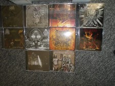 Small Job Lot Of 10 New & Sealed Extreme Metal/Death Metal/Black Metal CD's