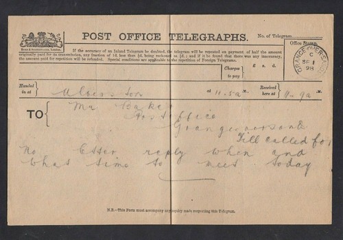 1898 post office telegraph - post,