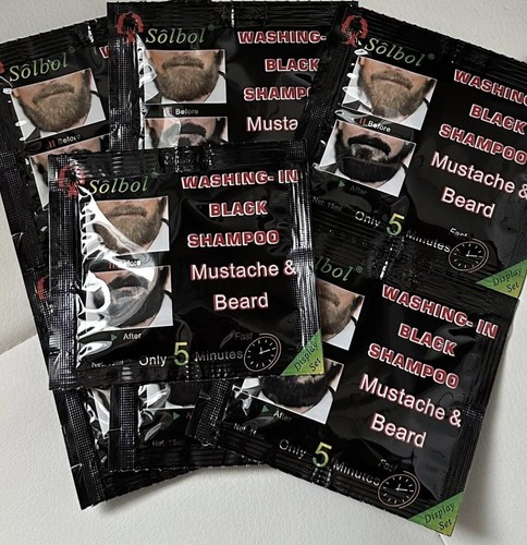 Beard dye packets black - beard, packets,