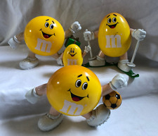 VINTAGE Set of 4 M&M's Yellow