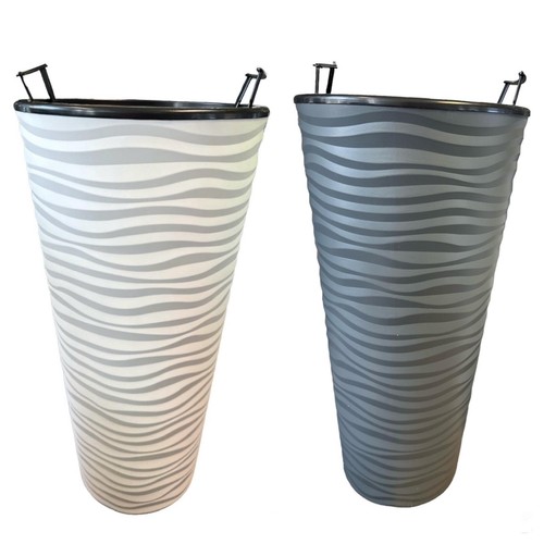 Round tall plant pot - round,