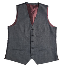 Primark Waistcoat Grey 2