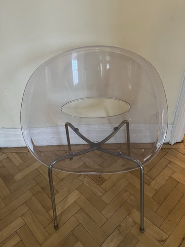 Transparent armchair robbi - transparent,