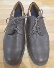 LOVELY MENS HOTTER SPRUCE BROWN LEATHER LACE-UP SHOES - SIZE 8 STD - BNWOB