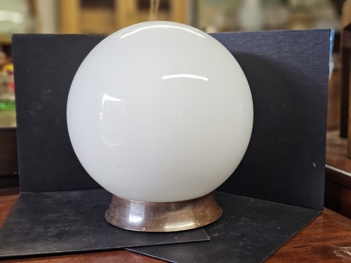 Vintage globe opaline pendant - globe,