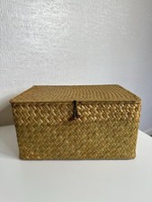 Medium wicker storage basket - wicker,