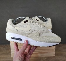 Rare Nike Air Max 1 '87 Safari Coconut Milk Beige Trainers Size UK 7 FD9856-100