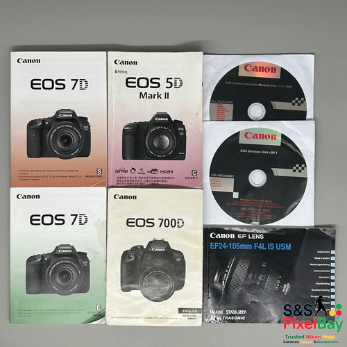 Canon eos manuals job lot - job,