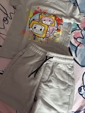 Lanky Box Boys T-shirt and Shorts Set Summer Casual