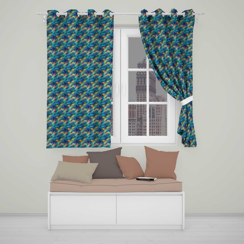 Blackout eyelet curtains - blackout,