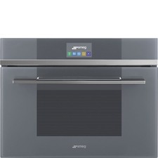 Smeg Blast Chiller SAB4104S 45cm ExDisplay Silver Glass Linea BuiltIn (JUB-6722)