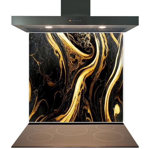 Printed glass kitchen - printed,
