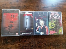 X4 Horror VHS Tapes Bundle The