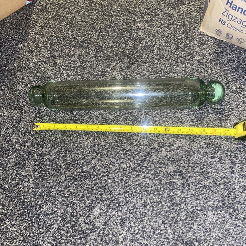 Blown glass rolling pin - glass,