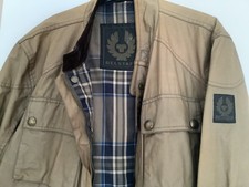 mens Belstaff racemaster waxed jacket faded olive size 50 uk 42