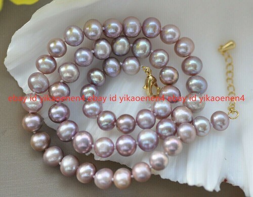 Fashion 9mm purple baroque - 8-9mm,