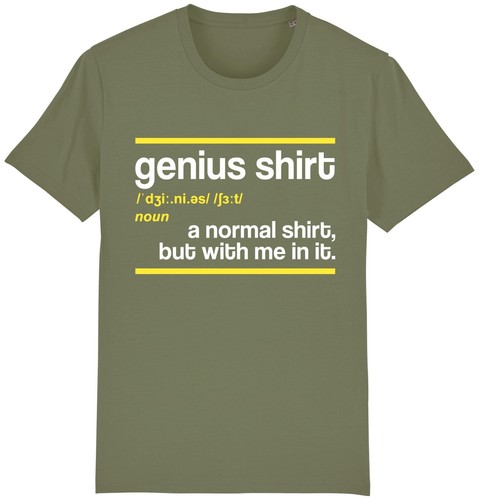 Genius definition shirt joke - genius, t-shirt