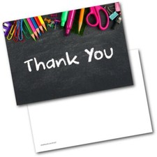 Doodlecards Pack of 20 Thank You Teacher Card Cards Thankyou Nursery Assistant