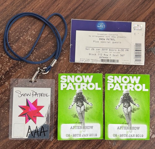 Snow patrol aaa pass afterhow - patrol,