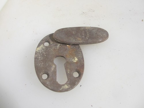 Huge victorian brass keyhole - huge,