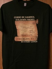 Oak Island, N.S. - “The Curse Of Oak Island”- 2023 Green CAST & CREW Shirt - L 