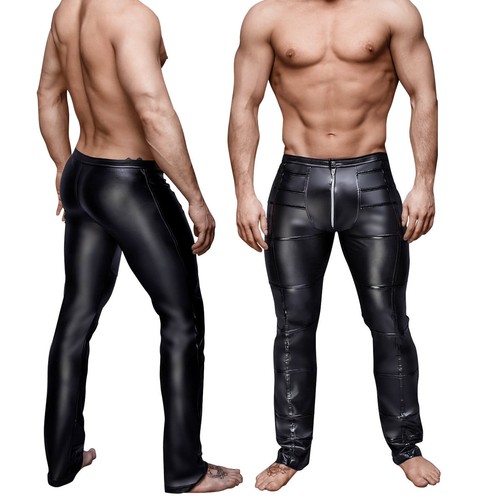 Sexy mens leather - pu, trousers