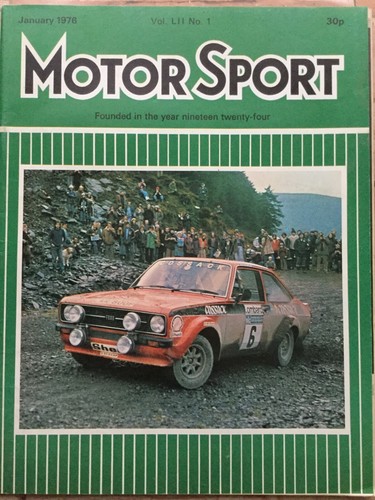 Motor sport magazine january - sport,