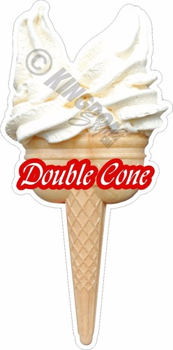 Soft ice cream - ice, cone