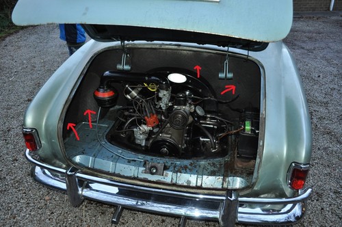 Karmann ghia engine comp - karmann,