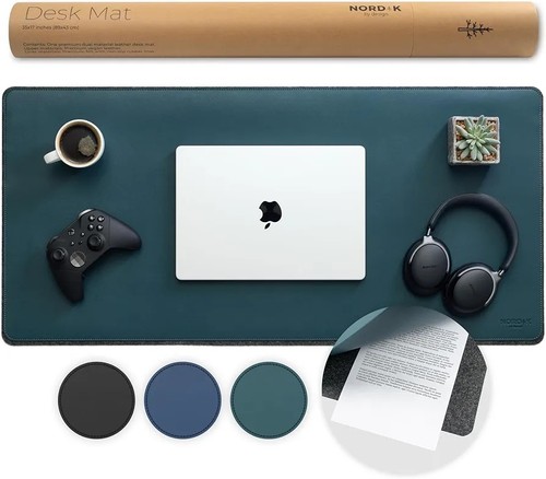 Nordik felt and leather desk - felt,