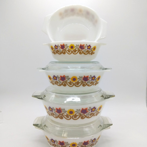 Pyrex briarwood oven - briarwood, glass