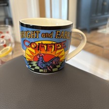 Bright And Early Coffee Mug / Cup Bone China E2 Brand Gift Cockerel / Rooster