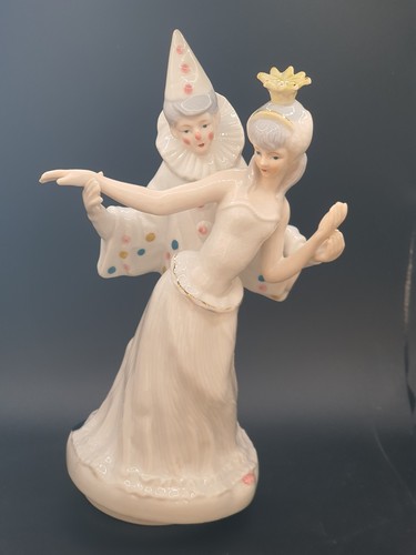 Vintage porcelain clown - clown, &