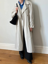 Vintage Cream Trench Coat