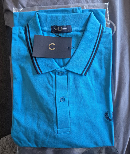 Fred perry 2xl blue solid - perry,