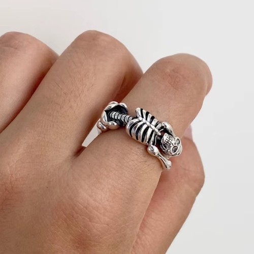 Stainless steel mens skeleton - stainless,