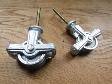 Rustic iron screw in pulley