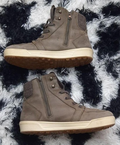 Men lowa boots khaki leather - khaki,