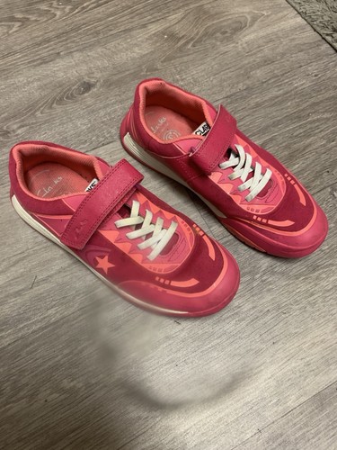 Clarks ladies pink trainers - ladies,