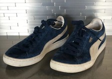 Vintage Puma Navy Blue Suede