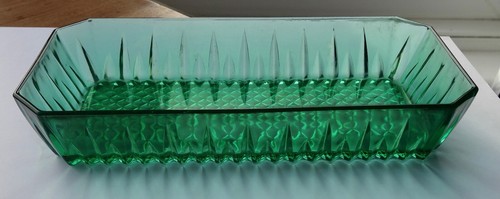 Vintage arcoroc emerald green - vintage,