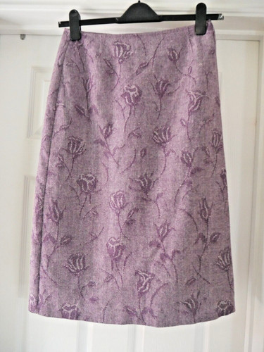 Purple skirt wool blend - skirt,
