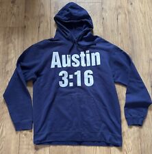 WWE Authentic Stone Cold Steve Austin Hoodie Blue - Size XL
